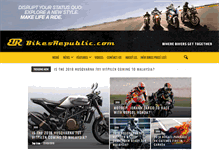 Tablet Screenshot of bikesrepublic.com